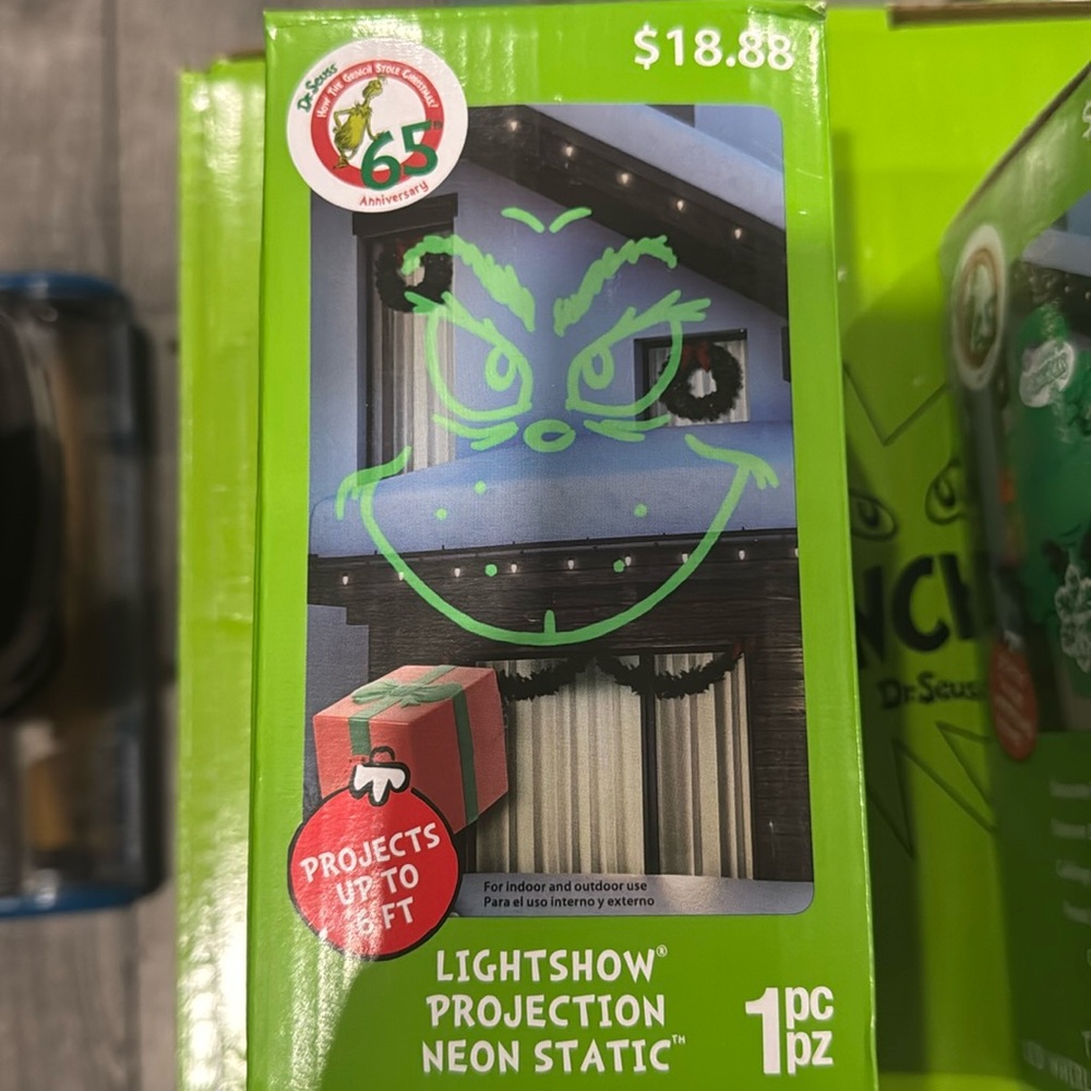 Grinch House Projector